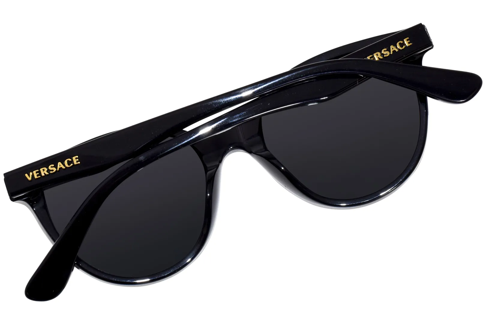 Versace VK4427U GB1/87 Sunglasses Youth Kids Girl's Black/Grey Round Shape 46mm