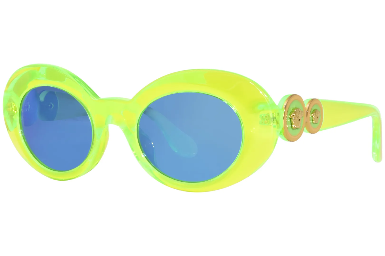 Versace VK4428U 537125 Sunglasses Youth Kids Girl's Transparent Green/Green 45mm