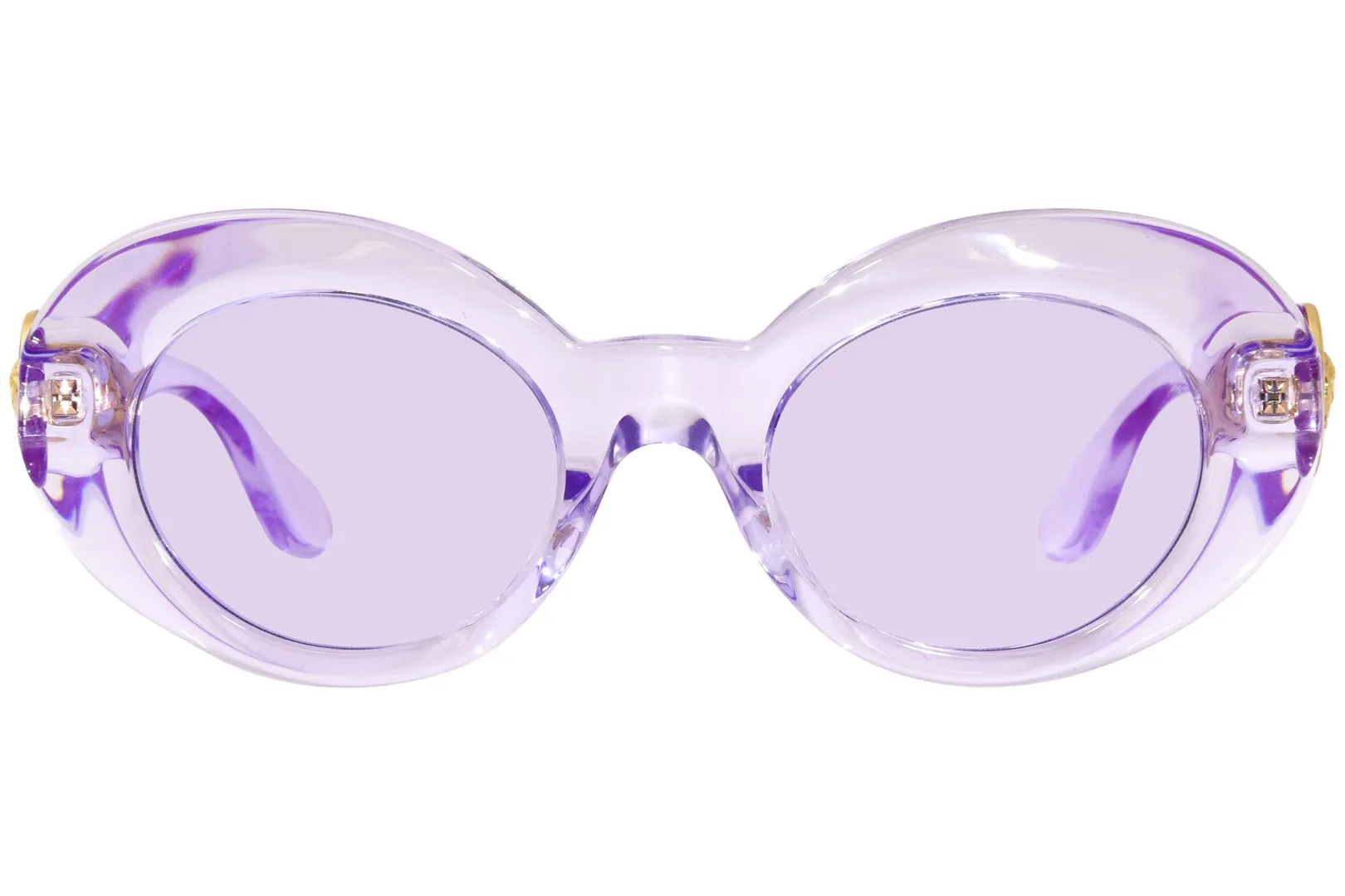 Versace VK4428U 53721A Sunglasses Youth Kids Girl's Transparent Violet/Violet