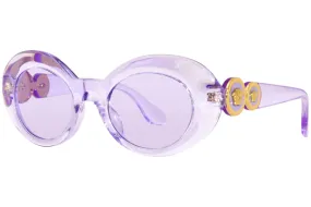 Versace VK4428U 53721A Sunglasses Youth Kids Girl's Transparent Violet/Violet