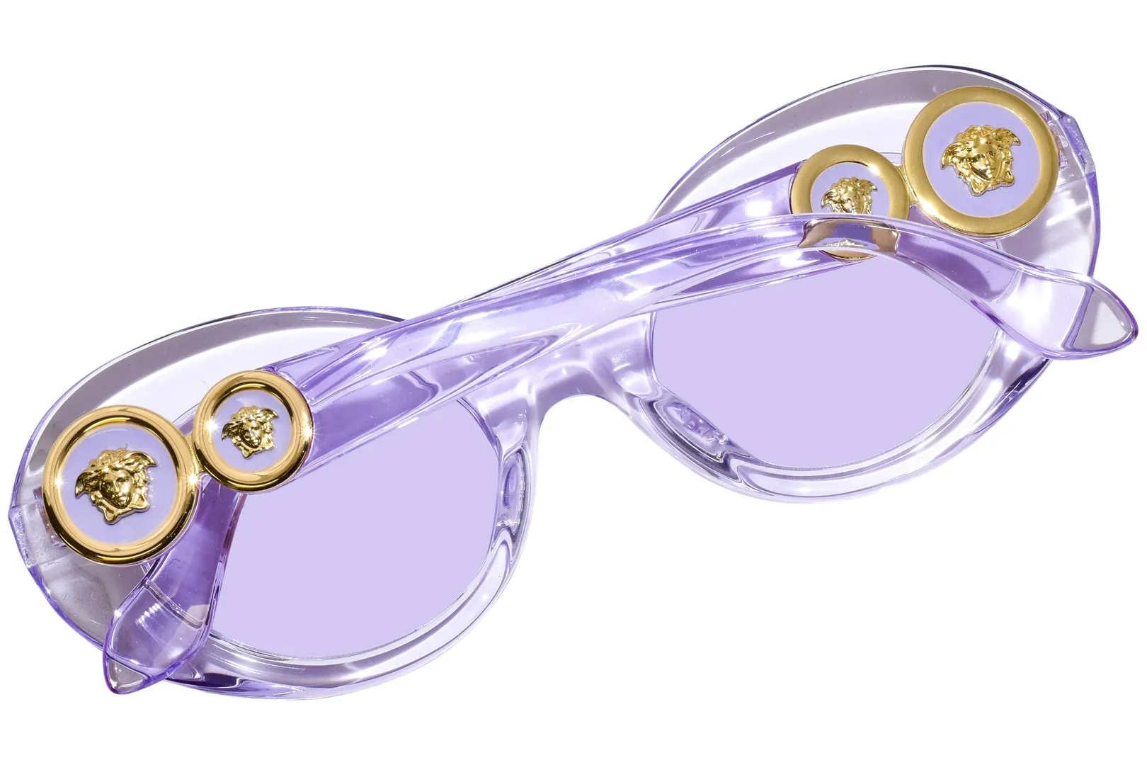 Versace VK4428U 53721A Sunglasses Youth Kids Girl's Transparent Violet/Violet