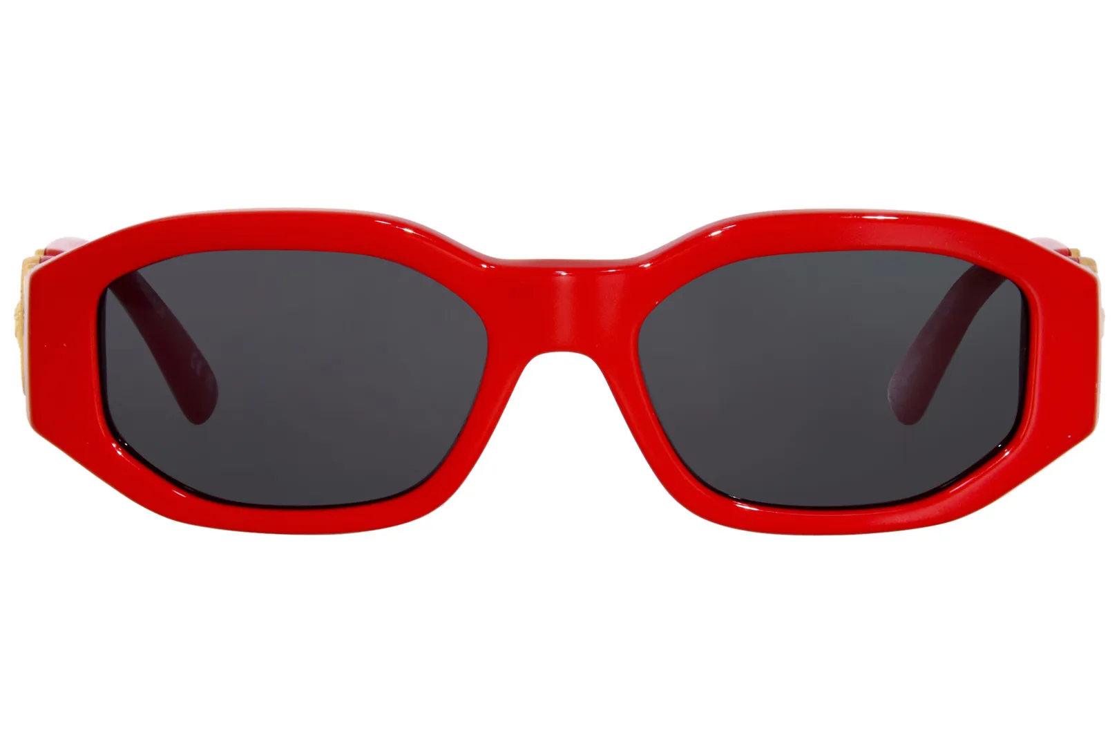 Versace VK4429U 506587 Sunglasses Youth Kids Red/Dark Grey Rectangle Shape 48mm