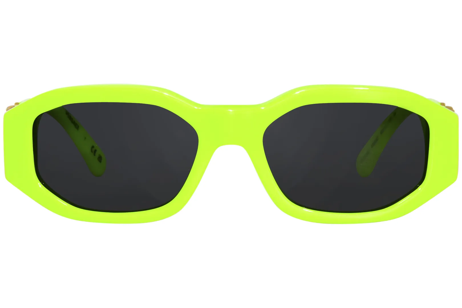 Versace VK4429U 536987 Sunglasses Youth Kids Fluo Green/Dark Grey 48mm