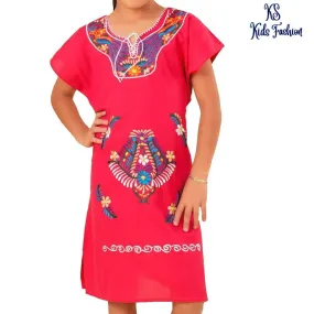 Vestido Bordado de Niña KS-77414 - Embroidered Dress for kids