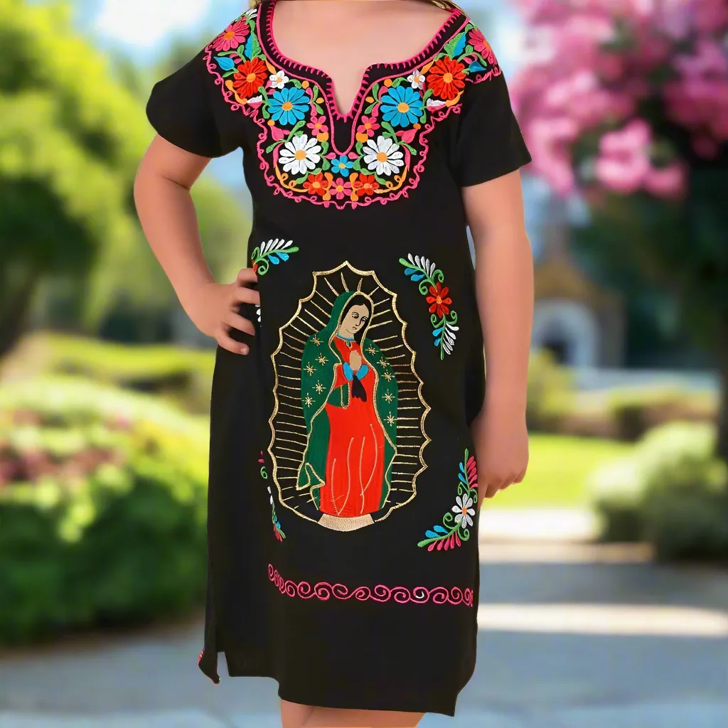 Vestido Bordado de Niña KS-77419 - Embroidered Dress for kids