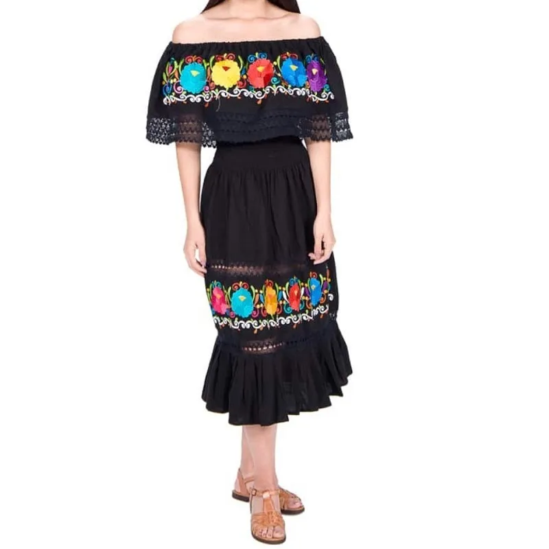 Vestido Bordado de Niña KS-77451 - Embroidered Dress for kids