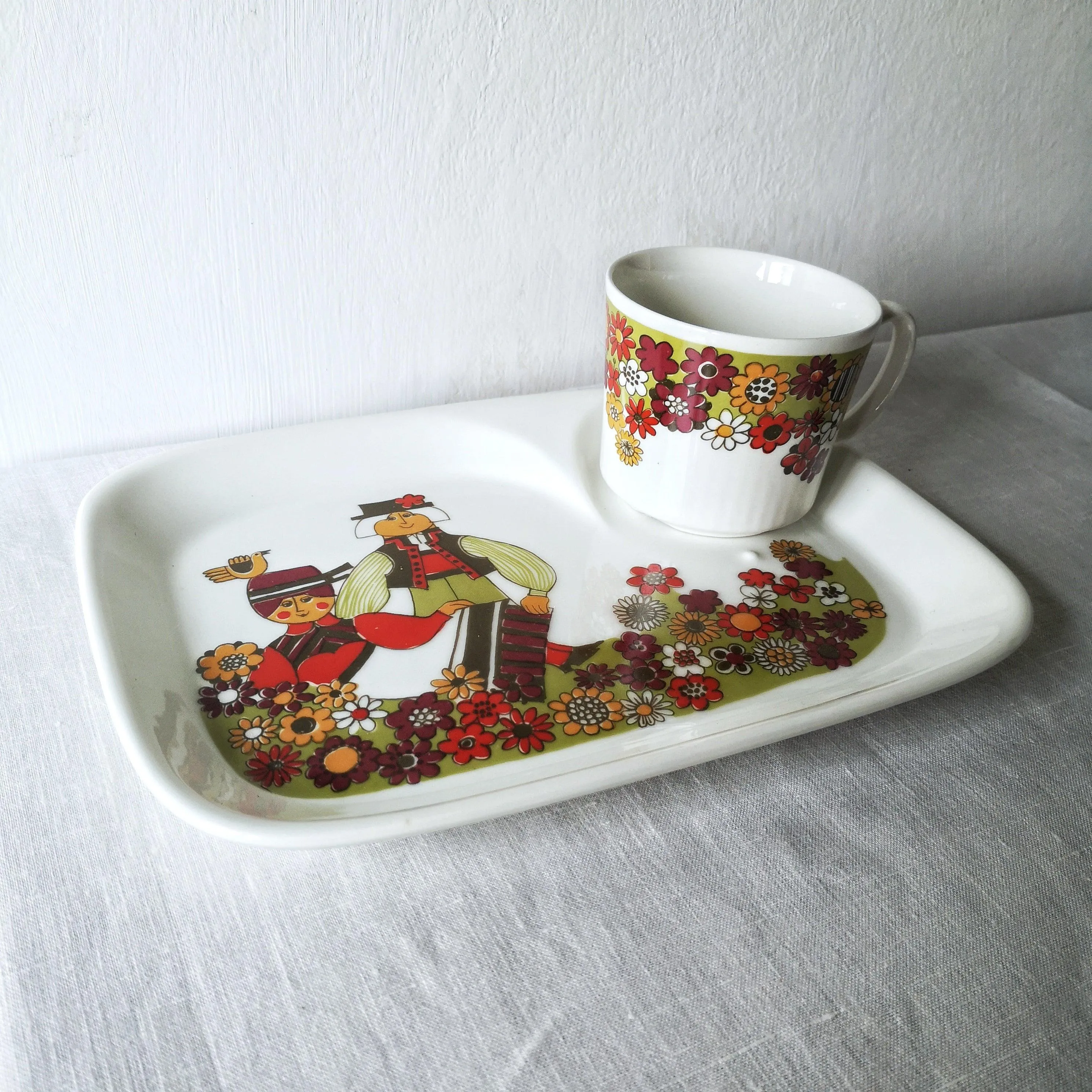 Vintage Kids Plate Mug