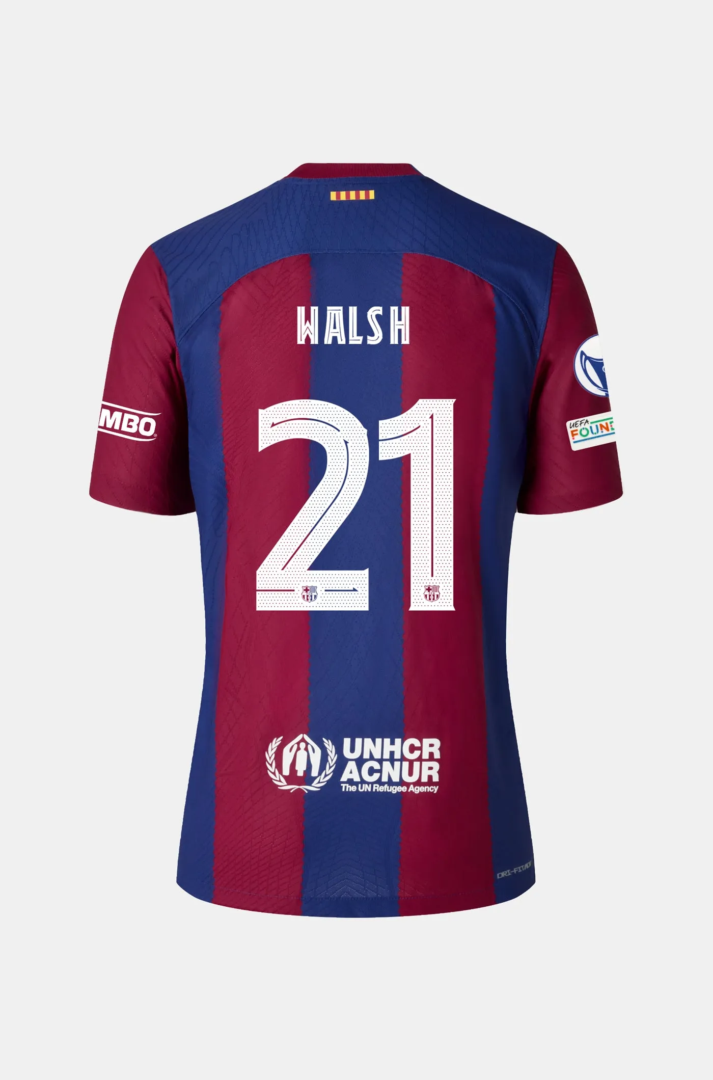 Junior FC Barcelona Home Shirt 23/24 - WALSH Edition