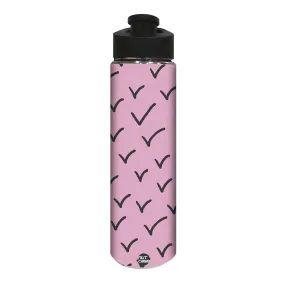 Water Bottle for Kids -  Black Check Mark