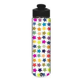 Water Bottle for Kids -  Multicolor Stars