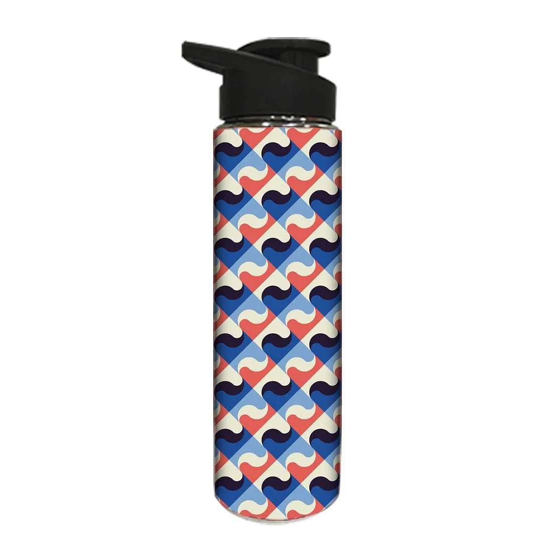 Water Bottle for Kids -  Retro Pattern