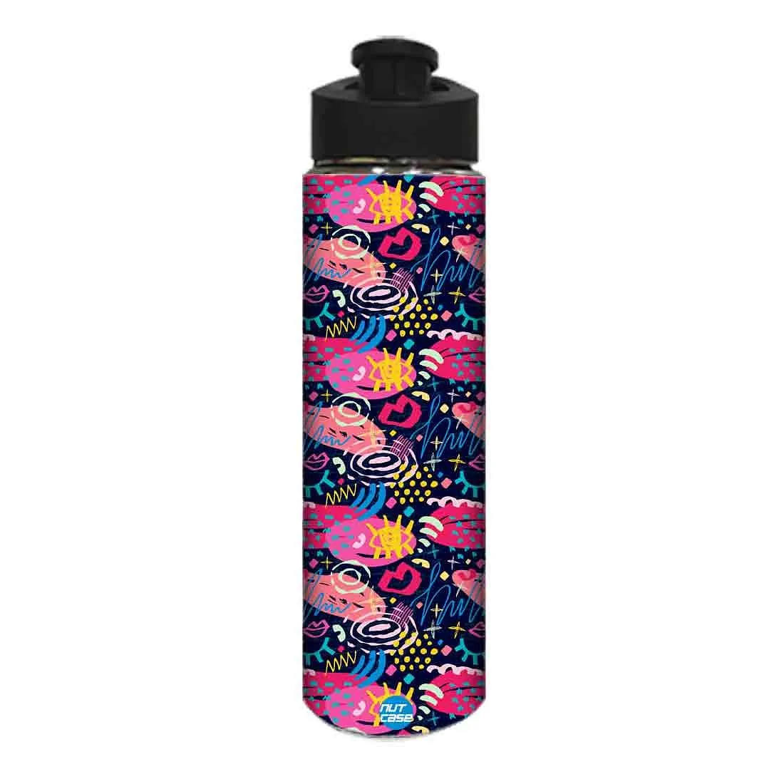 Water Bottle for Kids -  Trendy Pattern