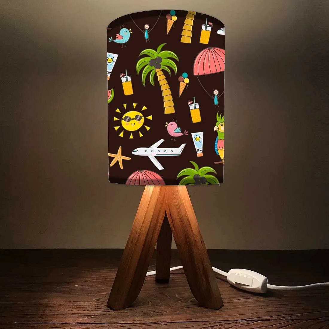 Wooden Bed Lamps For Kids -Beach Collection