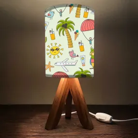 Wooden Led Lamp For Kids -Summer Collection