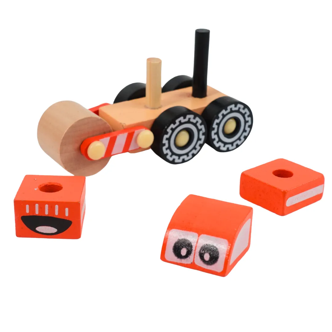 Wooden Kids Bulldozer Toy