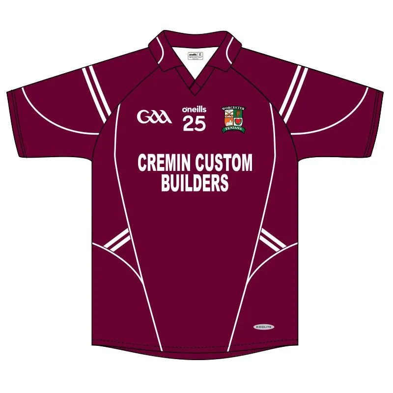 Worcester GAA Jersey Kids (Maroon)