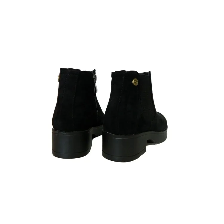 XTI Kids 57372 Black Suede Girl Boots