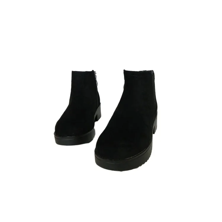 XTI Kids 57372 Black Suede Girl Boots