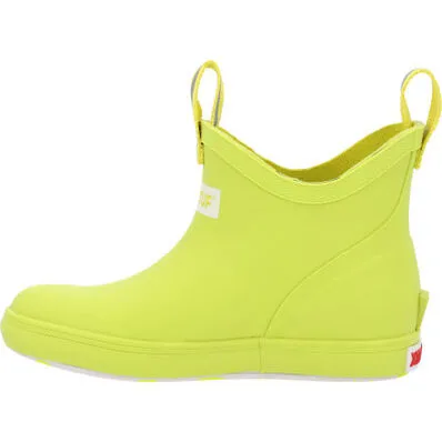 XTRATUF BIG KIDS ANKLE DECK BOOT NEON YELLOW XKAB800Y