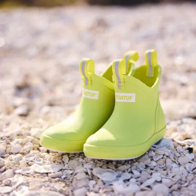 XTRATUF LITTLE KIDS ANKLE DECK BOOT NEON YELLOW XKAB800C