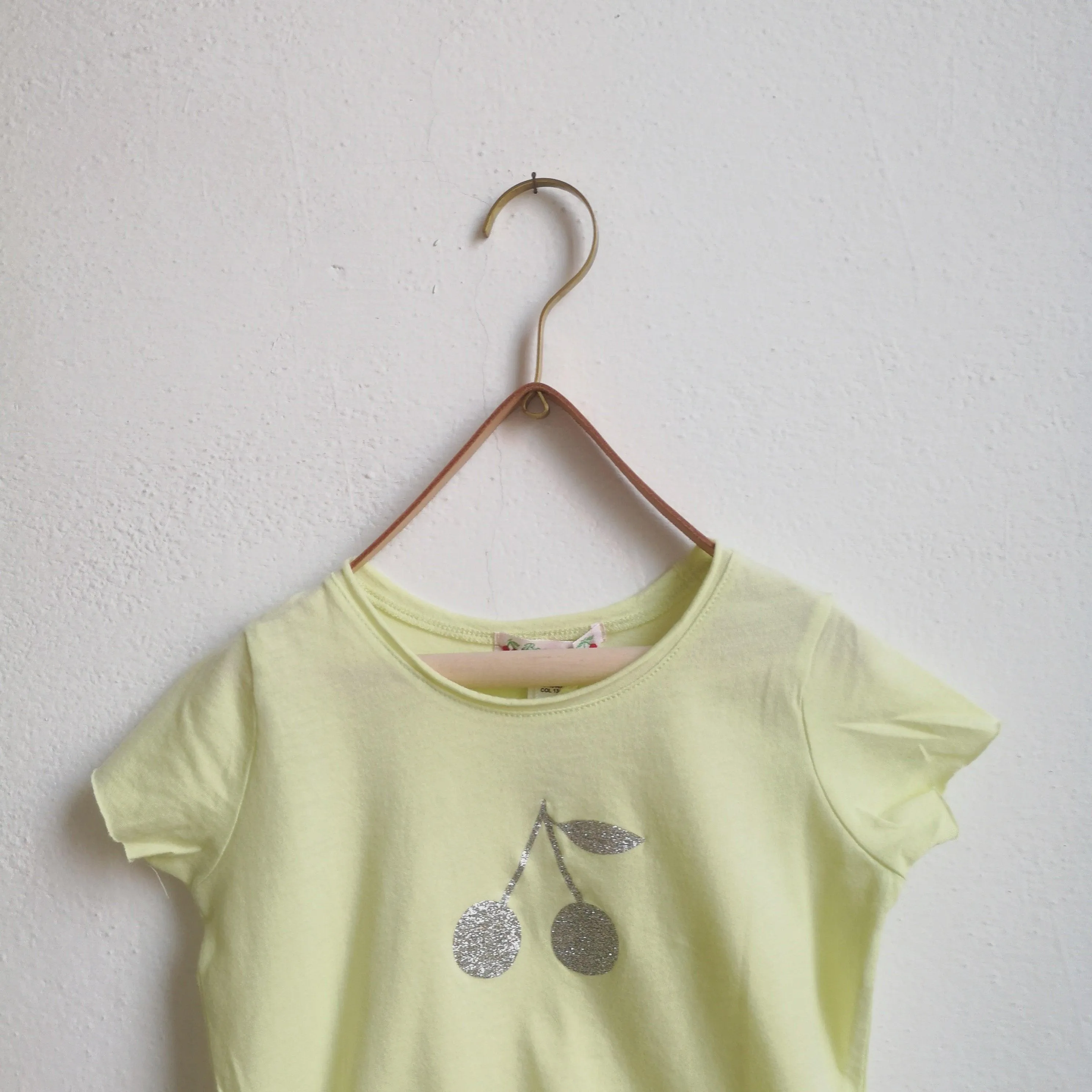 Yellow Bonpoint Logo Tee