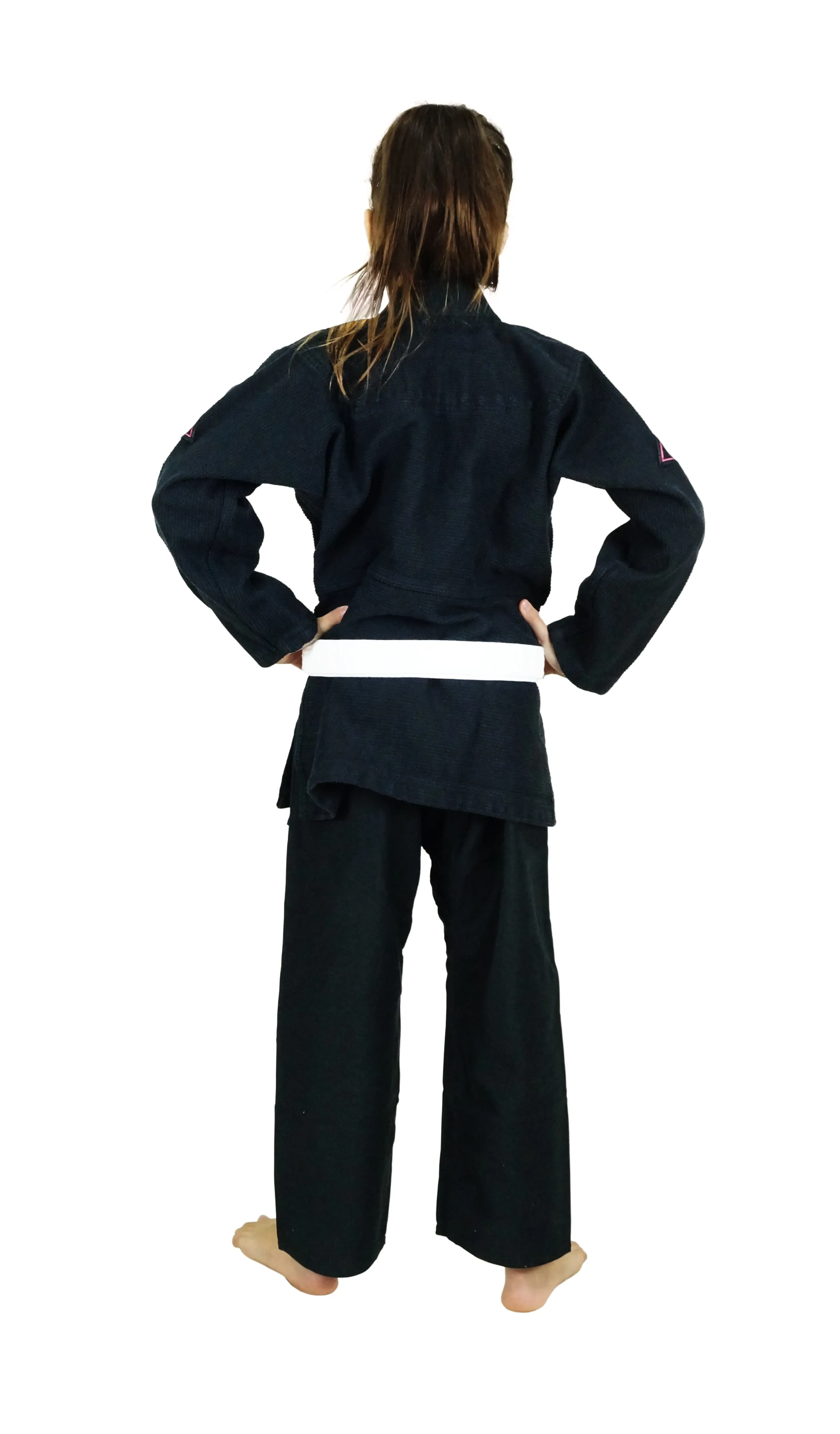 Black Girls Pro Evolution Jiu-Jitsu Gi for Kids